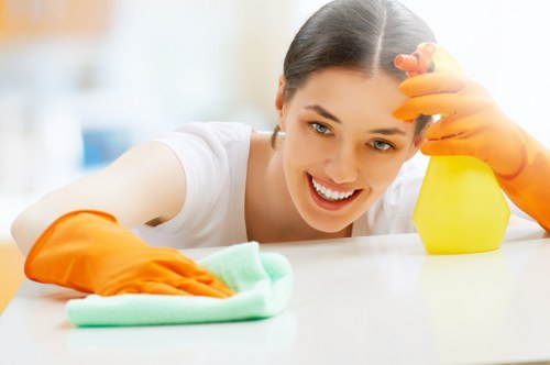 Deep cleaning service for a Stjohnswood kitchen and living space