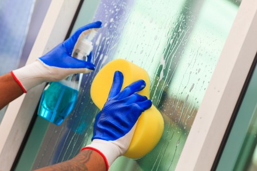 Local cleaning team preparing a Stjohnswood property for new occupants