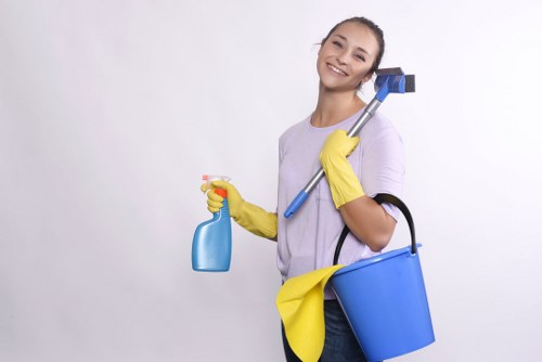 A clean modern kitchen maintained by local cleaning services