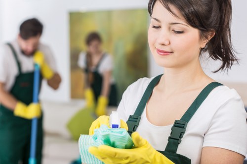 Deep cleaning supplies used for move-out cleaning in Stjohnswood