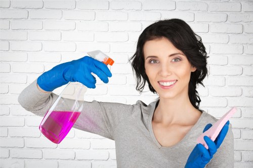 Professional upholstery stain cleaning in a local property